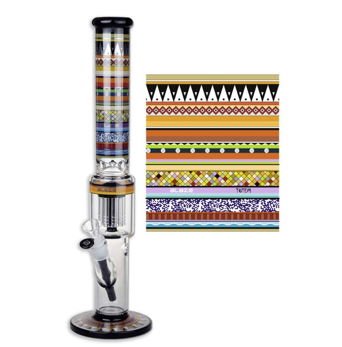 BLAZE Totem Icebong mit 10-Arm Baumperkolator