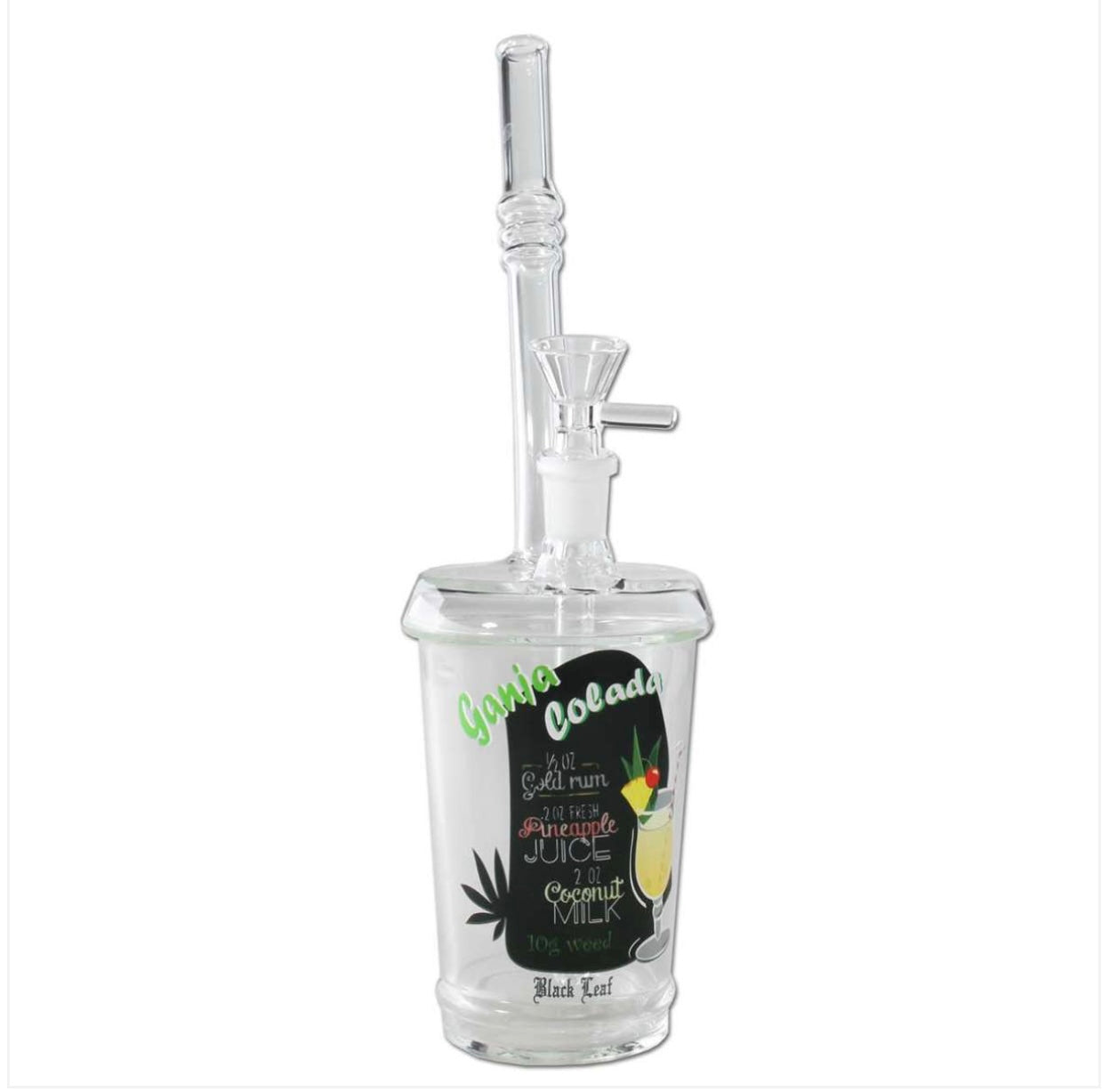 Black Leaf Becher Glasbong GANJA COLADA